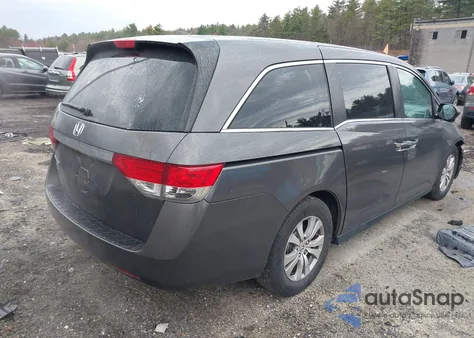 2015 Honda Odyssey Ex-L из США, поврежденный, VIN 5FNRL5H68FB030863